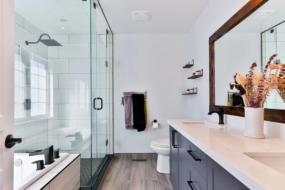 Bathroom remodeling services provided by At Home Floors in Largo, FL