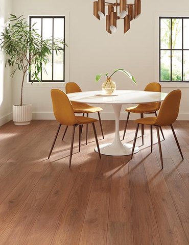 Dining Room Luxury Vinyl Plank LVP - At Home Floors in Largo, MN